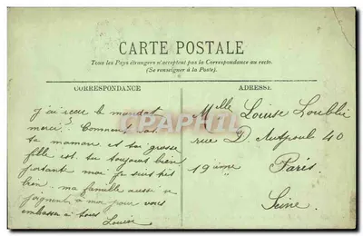 Bordeaux — Coluna dos Girondinos e os Quinconces — LL. — Verso