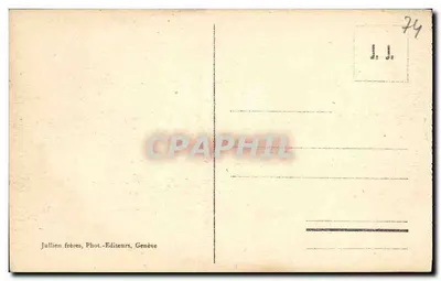 Chamonix — Morze Lodowe i Hotel Montenvers — J.J. 2225 — Rewers