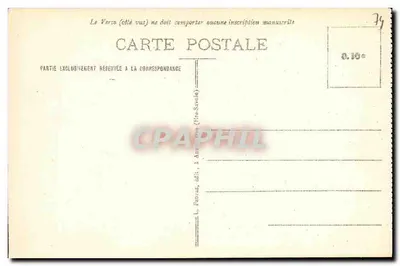 L'Aiguille du Dru — Chamonix-Mont-Blanc (Haute-Savoie) — G.R. 500 — L. Fantaz, édit. — Rewers