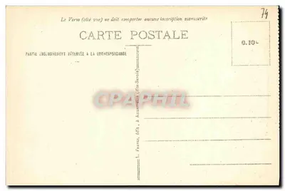 Chamonix-Mont-Blanc (Wysokie Sałwiany) — Pomnik Saussure'a — G.R. 513 — Rewers