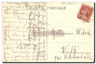 Chamonix - Jardin de Talefre (wys. 2787 m) — L. J. L. 42 — Rewers
