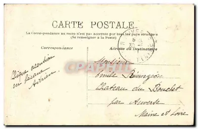 Chamonix — Aiguille du Midi (Alt. 3842 m), la Cascade du Dard — L.F. 2028 — Verso