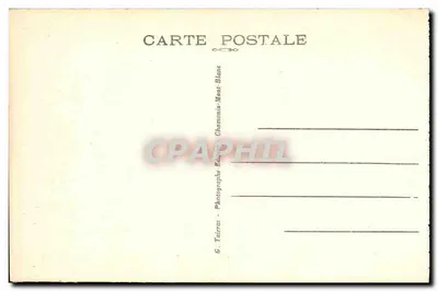 Argentières — Wioska i lodowiec — G. Tairraz, Chamonix-Mont-Blanc — Rewers