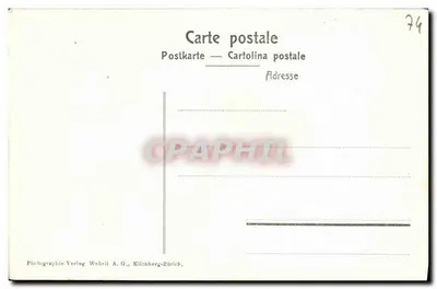 Kapelusz — Morze lodowe w Chamonix — Fotografie Verlag Wehrli A.G., Kilchberg-Zürich, nr 5107 — Rewers