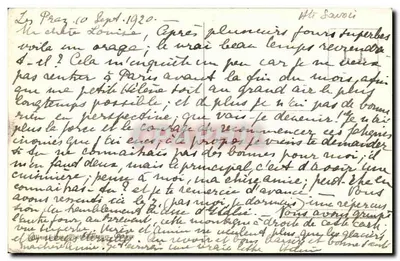 Chamonix — Les Praze, de Mont-Blanc en de Brévent gezien vanaf de Flégère — J.J. n°7714 — Achterkant