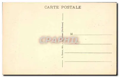 Lago de Annecy (Alta Saboia) — Duingt e o Castelo — L. Faurraz, editor — Verso