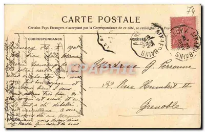 Annecy — Wejście do Zamek — Wydawca C. G. (n° 842) — Rewers