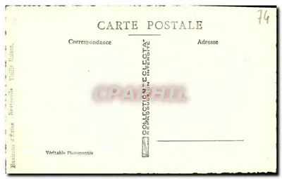Casa com torre — Fotografia Verdadeira — Em torno de Vézelay, Neuvacelle — Verso