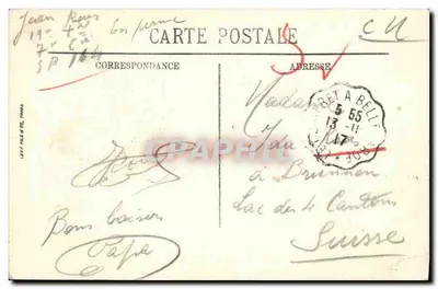 Thonon-les-Bains — Het Visserijhaven — Selecta LL n°110 — Achterkant