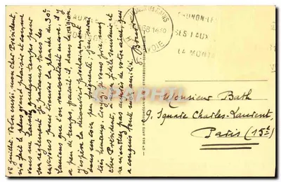 Thonon-les-Bains — Port Rives i Wyspa Ripaille — LL.281 — Spółka Sztuki Fotomechanicznej — Rewers