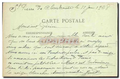 St-Gervais-les-Bains — Widok na wieś i górski krajobraz — wydawca nieznany, nr 18 — Rewers