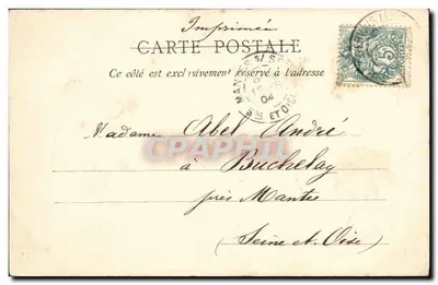 Grotten van de Diozaz — Waterval van de Aigle — Bonn Soucennird & Gémage, N° 44 — Achterkant