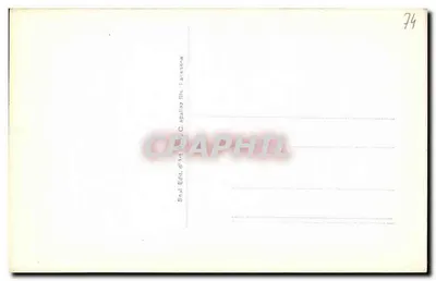 Statua di San Bernardo di Menthon — Ospedale del Gran San Bernardo — editore Soult, n° 3773 — Verso