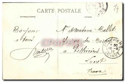 Ponte da Abime sobre o Cheran — construído em 1887 — L.F. 1609 — Verso