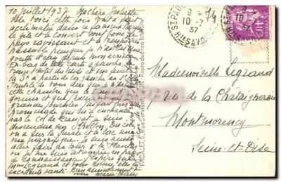 Bernex (Savoie) — panoramische uitzicht van de pas van Osthe — P.L. n°2225 — Achterkant