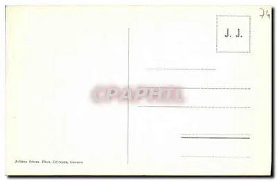 Sallanches e o Mont-Blanc — vista panorâmica — J.J. 6912 — Verso