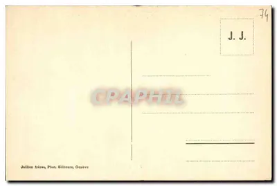 Aiguille du Gouter — Dôme du Gouter — Mont-Blanc — Aiguille de Bionnassay — Tramway du Mont-Blanc — J.J. 8976 — Rewers