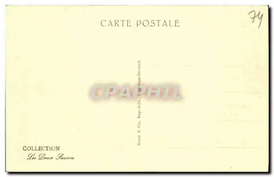 Les Perrons i Le Buan (region Barberine) — widok z Balme — n° 12464 — Rewers