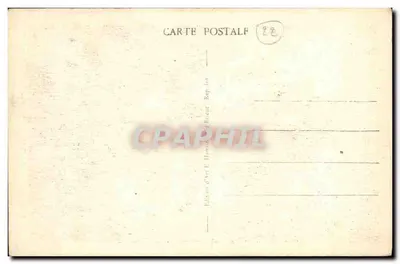 Capela St-Gonéry em Plougrescant — Mobiliário da sacristia — Estilo gótico — Editor F. Hamon, St-Brieuc, n° 6841 — Verso