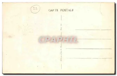 O Menhir da Grève em Plougrescant — Editor E. Hamonie, n° 5725 — Verso