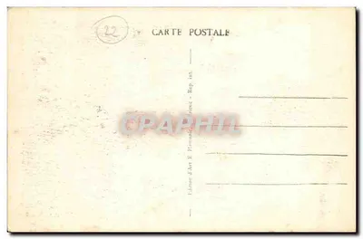 Rochas estranhas — O Monge — PLOUGRESCANT (C.-du-N.) — Coleção E. Hamonic — St-Brieuc — Verso