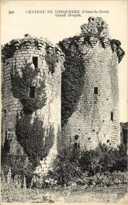Castelo de TonqueDEC (Côtes-du-Nord). Grande Donjon — Editor JND. Fot. N° 369