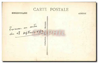 Kasteel van Tonquédec (C.-du-N.) — Aankomst bij het Kasteel — Uitgever niet geïdentificeerd, nr. 12 — Achterkant