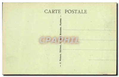 Loudéac - Vista panorâmica em direção à estrada de Rennes — J. Nozaïs, Nantes — Verso