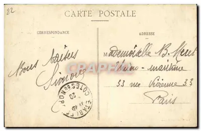 Cesson (C.-du-N.) — Torre de Cesson — J. Sarel, editor, Rennes — Verso