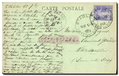 Notre-Dame de La Cour-en-Lantig (C.-du-N.) — Wjazdowy portal — Kolekcja E. Harmonic, St.B. — Rewers