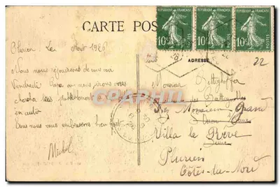 Sables-d'Or-les-Pins — La Clairière — Foto R. BINEZ, St-Malo — Verso