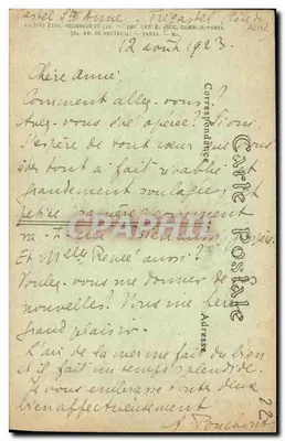 La Clarte (C.-du-N.) — A Capela, o Léteau Bénitier — Verso