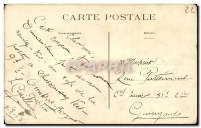 Zamek Saint-Jean Kerdaniel — między Guingamp a Chatelaudren — Zbiór E. Hamonie, St-B. — Rewers