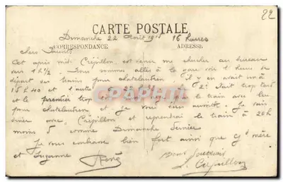 Châtelaudren — La Cascade — Zbiór Thiriel Hannon — Rewers