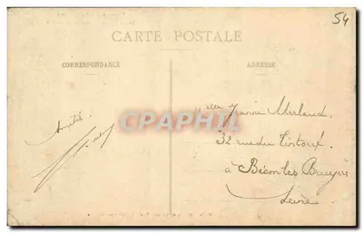 Pittoreske uitzicht — De dam en dal van de Moselle — Uitgeverij Gorgolle en Briquet, Toul — Achterkant
