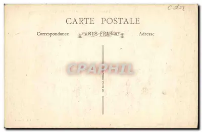 Auxonne - Ayuntamiento y Estatua de Napoleón — Ch. Monin, n° 57 — Reverso