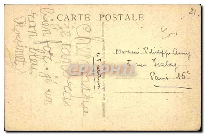 Abbaye de CITEAUX (Côte-d'Or) — Le Poulaiiller — Cl. F. de B. — Verso