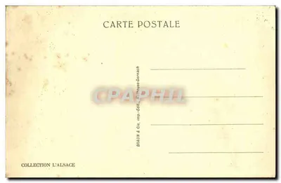 Munster — O Hotel de Ville — editor BRAUN & Cie, Mulhouse — Verso
