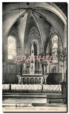 Igreja de SCHRÉMANGE-ERZANGE — Nave e ante-nave