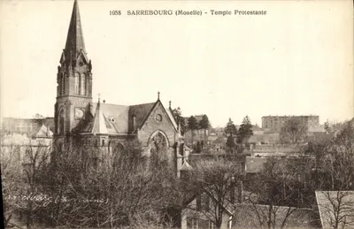 Sarrebourg (Moselle) - Temple Protestant - éditeur F. Kugel