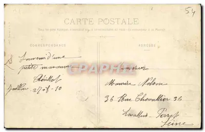 Jailloin (Meurthe-et-Moselle) — Katedra — Wydawnictwo Jacquot — Rewers