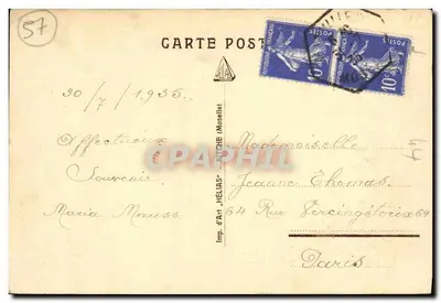 Bitche (Moselle) — panorama — Imp. d'Art 'HÉLIAS' — Rewers