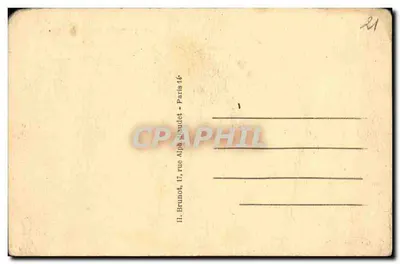 Cartolina d'epoca Montbard L Usine — Verso