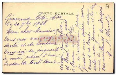 Aignay-le-Duc (Côte-d'Or) — La Portelle i skały Pèle — Rewers