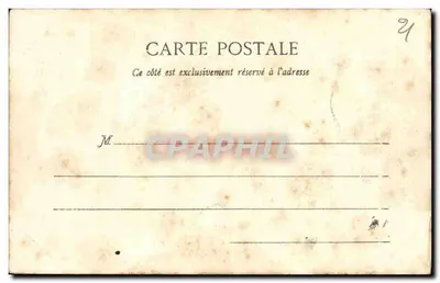 Castelo de Brochon — Côte-d'Or — L. V., editor — Verso