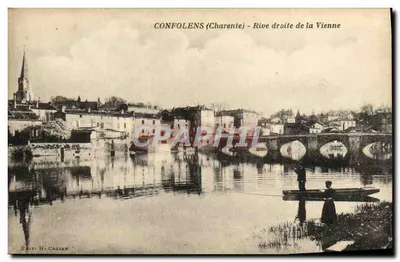 Confolens (Charente) - Rive droite de la Vienne — Édit. H. CABBAN
