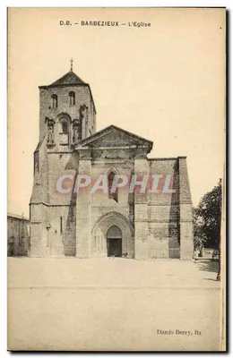 Barbezieux — A Igreja — Dando Berry, Bx