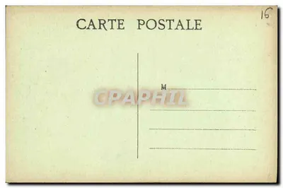 Angoulême — Fachada do Hotel de Ville — A.G.A. — Foto A. Gilbert — Verso