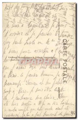 Angoulême (Charente) - Um Canto do Jardim Verde e Igreja de São Ausônio — A.G.A. 522 — Verso