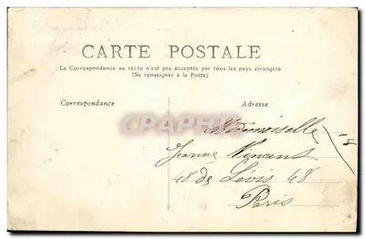 Okolice COGNAC — Klasztor CHASTRES — wydawca nieznany — Rewers